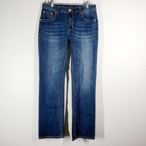 SKYANNE BEADED POCKET JEANS